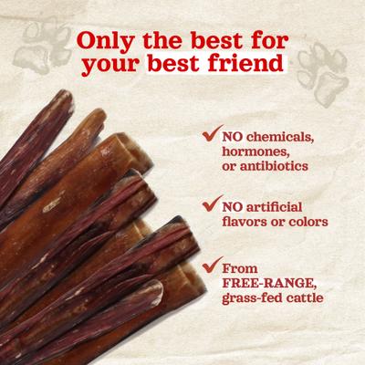 Show full view: Natural Farm Power Bully Sticks Dog Treats, 6-in, 5 count  slide 5 of 7