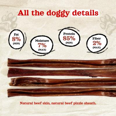 Show full view: Natural Farm Power Bully Sticks Dog Treats, 6-in, 5 count  slide 7 of 7