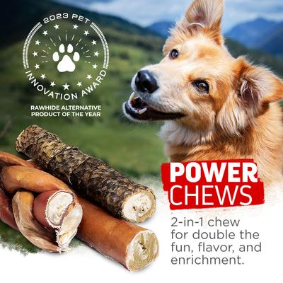 Show full view: Natural Farm Power Peanut Butter Bully Sticks Dog Treats, 6-in, 15 count slide 5 of 8