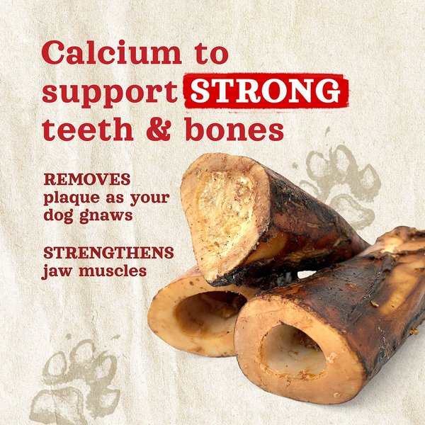 Natural Farm Smoked Marrow Bones Dog Treats, 5-6-in, 2 count