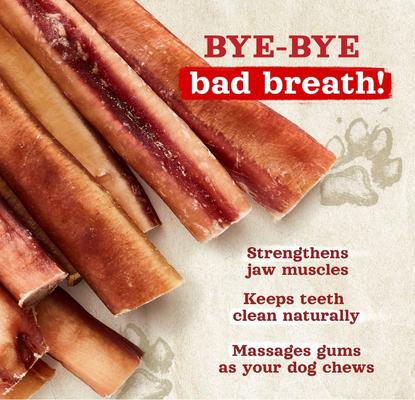 Show full view: Natural Farm Thick Beef Bully Sticks Dog Treats, 6-in, 18 count slide 5 of 7