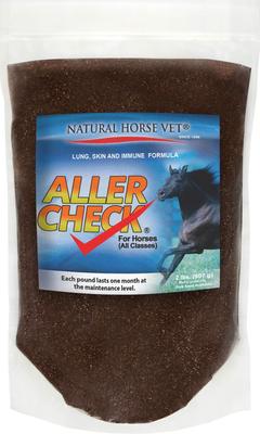 Show full view: Natural Horse Vet Aller Check Lung, Skin & Immune Formula Horse Supplement, 2-lb bag slide 1 of 2