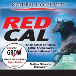 Natural Horse Vet Multi-Species Red Cal Grow Mane & Tail Supplement, 4-lb bag slide 2 of 5