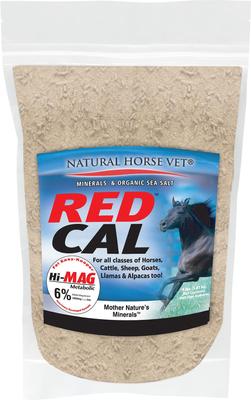 Show full view: Natural Horse Vet Multi-Species Red Cal Hi-Mag Horse Feed, 4-lb bag slide 1 of 3