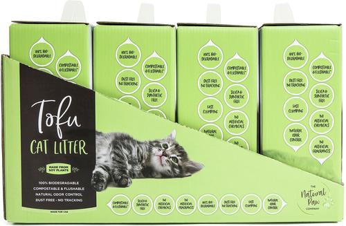 Show full view: Natural Paw Unscented Tofu Cat Litter, 4.5-lb bag, case of 4 slide 4 of 10