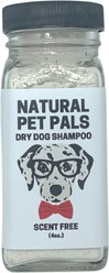 Natural Pet Pals Dirty Dog Scent-Free Dry Dog Shampoo, 4-fl oz bottle