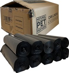 Natural Pet Partners 45-gallon Can Liners USDA Certified Bio-based Dog Waste Bags, 100 Count