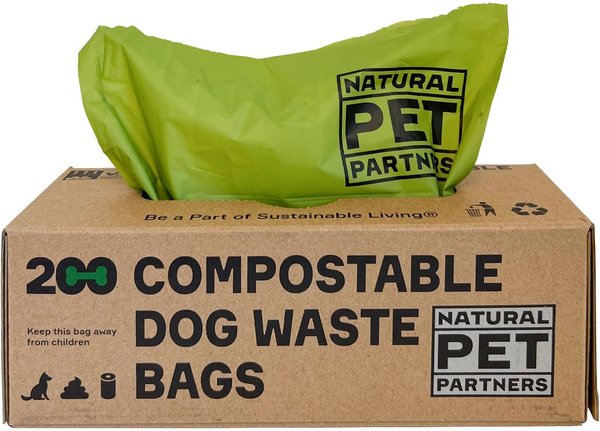 Natural Pet Partners Commercial Compostable Bulk Roll Dog Waste Bags, 10 Rolls, 2000 count