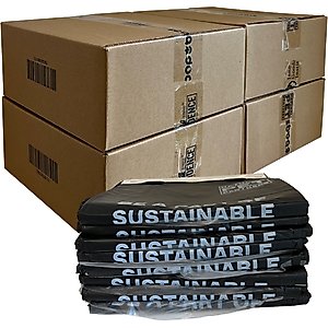 Natural Pet Partners USDA Certified Biobased Flat Header Pull-Strap Dog Waste Bags, 3,200 count