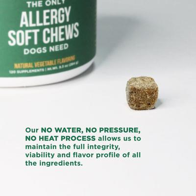 Show full view: Natural Rapport The Only Allergy Soft Chews Dogs Need Allergy Supplement for Dogs, 120 count slide 5 of 6