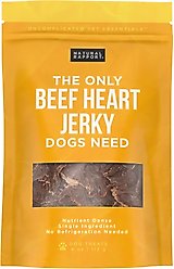 Natural Rapport The Only Beef Heart Jerky Dog Treats, 4-oz bag slide 1 of 4