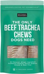 Natural Rapport The Only Beef Trachea Chews Dog Treats, 3 count