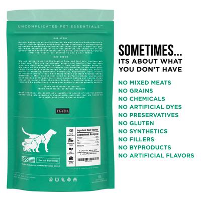 Show full view: Natural Rapport The Only Beef Trachea Chews Dog Treats, 3 count slide 3 of 6