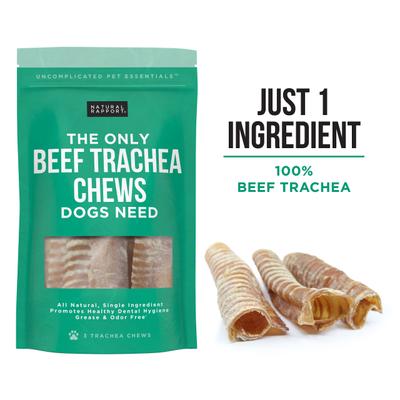 Show full view: Natural Rapport The Only Beef Trachea Chews Dog Treats, 3 count slide 4 of 6