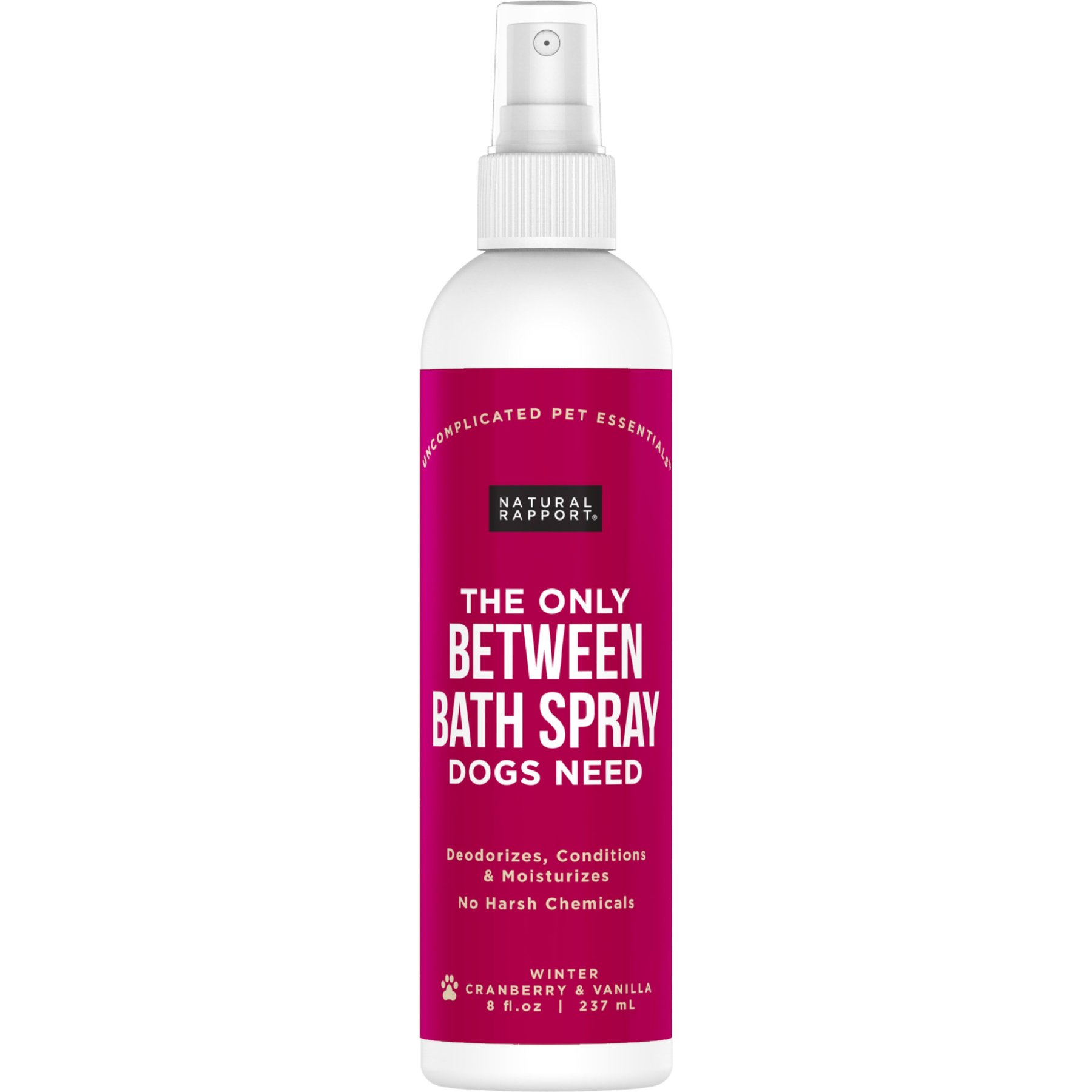 Natural Rapport The Only Between Bath Spray Dogs Need Winter Scent Dog Spray, 8-fl oz bottle