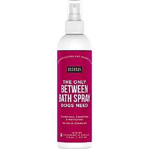 Natural Rapport The Only Between Bath Spray Dogs Need Winter Scent Dog Spray, 8-fl oz bottle