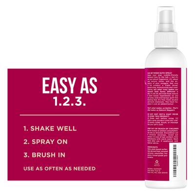 Show full view: Natural Rapport The Only Between Bath Spray Dogs Need Winter Scent Dog Spray, 8-fl oz bottle slide 3 of 5
