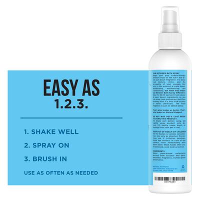 Show full view: Natural Rapport The Only Between Dog Bath Spray, Amber & Sandalwood, 8-fl oz bottle, case of 2 slide 4 of 6