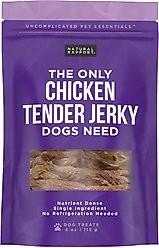 Natural Rapport The Only Chicken Tender Jerky Dog Treats, 4-oz bag