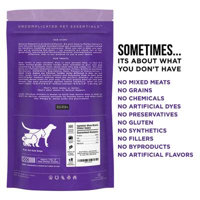 Show full view: Natural Rapport The Only Chicken Tender Jerky Dog Treats, 8-oz bag slide 3 of 6