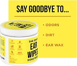 Natural Rapport The Only Dog Ear Wipes, 100 count slide 2 of 5