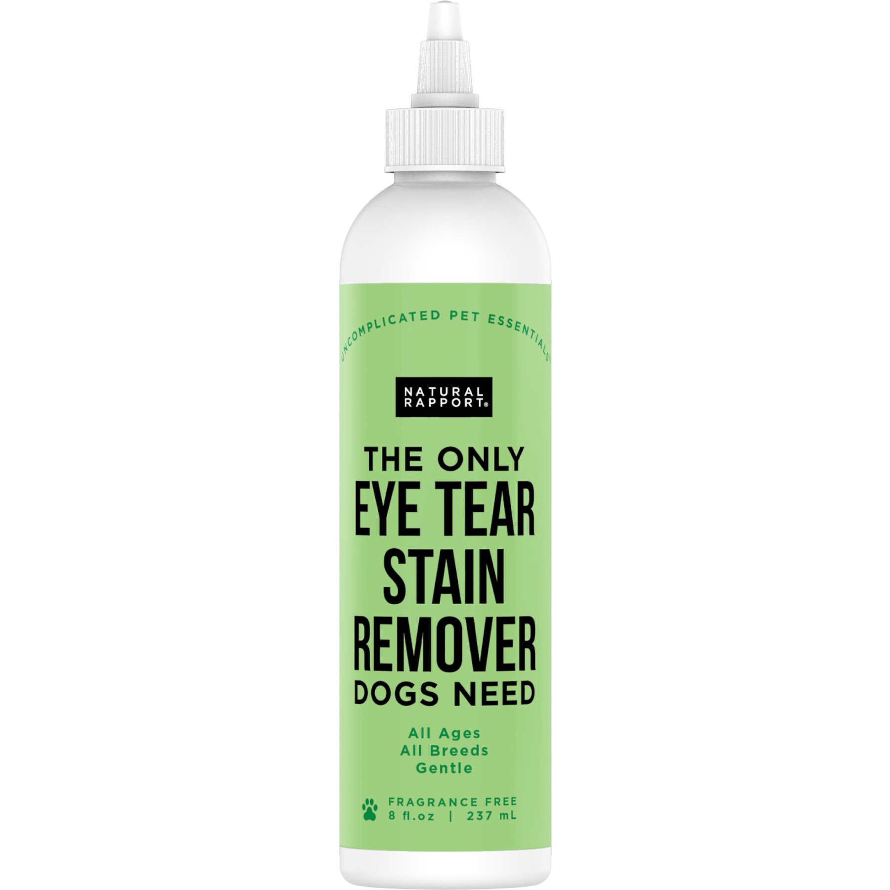 Natural Rapport The Only Dog Eye Tear Stain Remover, 8-fl oz bottle