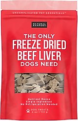 Natural Rapport The Only Freeze-Dried Beef Liver Dog Treats, 4-oz bag
