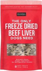 Natural Rapport The Only Freeze-Dried Beef Liver Dog Treats, 8-oz bag slide 1 of 4