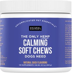 Natural Rapport The Only Hemp Calming Soft Chews Dogs Need Calming Supplement for Dogs, 120 count