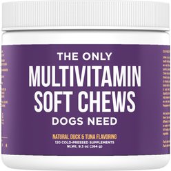 Natural Rapport The Only Multivitamin Soft Chews Dogs Need, 120 count