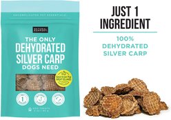 Natural Rapport The Only Silver Carp Fish Chips Dog Treat, 3-oz bag slide 2 of 4