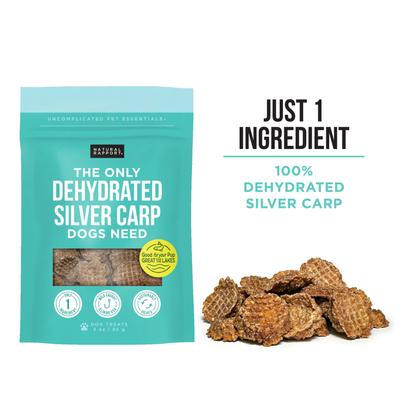 Show full view: Natural Rapport The Only Silver Carp Fish Chips Dog Treat, 3-oz bag slide 4 of 5
