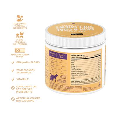 Show full view: Natural Rapport The Only Skin & Coat Soft Chews Dogs Need Skin & Coat Supplement for Dogs, 120 count slide 4 of 6