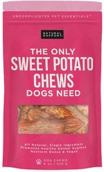 Natural Rapport The Only Sweet Potato Chews Dogs Need Dog Treats, 8-oz bag
