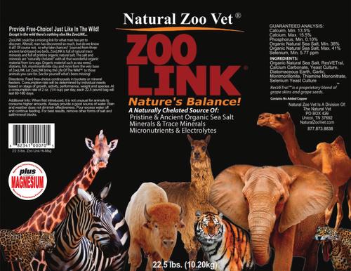 Show full view: Natural Zoo Vet Multi-Species Naturally Chelated Mineral & Nutrient Supplement, Added Magnesium, 22.5-lb bag slide 2 of 2