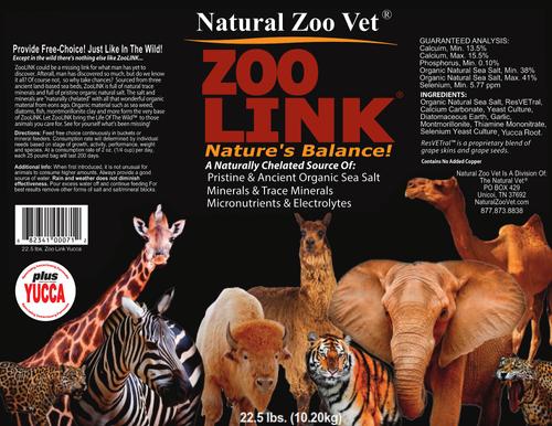 Show full view: Natural Zoo Vet Multi-Species Naturally Chelated Mineral & Nutrient Supplement, Added Yucca, 22.5-lb bag slide 2 of 2