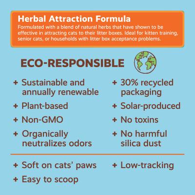 Show full view: Naturally Fresh Herbal Attraction Scented Clumping Walnut Cat Litter, 14-lb bag slide 5 of 10