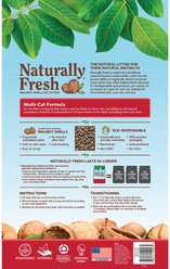 Naturally Fresh Multi-Cat Unscented Clumping Walnut Cat Litter, 26-lb bag slide 2 of 7