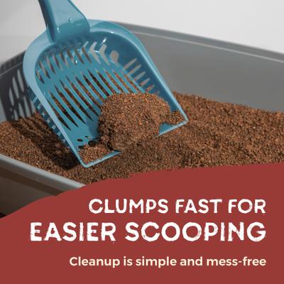 Show full view: Naturally Fresh Multi-Cat Unscented Clumping Walnut Cat Litter, 40-lb bag slide 7 of 13