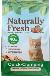 Naturally Fresh Quick Clumping Unscented Cat Litter, 40-lb bag