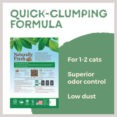 Show full view: Naturally Fresh Quick Clumping Unscented Cat Litter, 40-lb bag slide 3 of 11