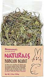 Naturals by Rosewood Dandelion Delight Small Pet Treats, 3.5-oz bag, case of 4