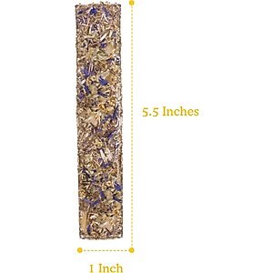 Naturals by Rosewood Grain-Free Assorted Flower Sticks Small Pet Treats, 4.9-oz bag, case of 4