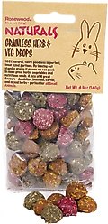 Naturals by Rosewood Herb 'n' Veg Drops Small Pet Treats, 4.9-oz bag, case of 4
