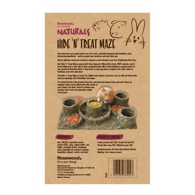 Show full view: Naturals by Rosewood Hide 'n' Treat Maze Small Pet Treats, 1 count slide 4 of 5