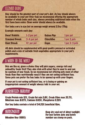 Show full view: Naturals by Rosewood Meadow Hay Bales Small Pet Treats, 2.2-lb bag, case of 4 slide 7 of 9