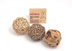 Naturals by Rosewood Trio of Fun Balls Small Pet Toy & Science Selective Naturals Grain-Free Rabbit Food slide 2 of 4