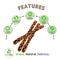 Show in main carousel: Nature Gnaws 11 to 12-in Braided Bully Sticks Dog Chew Treats, 5 count slide 3 of 10