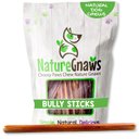 Nature Gnaws 11 to 12-in Bully Sticks Dog Chew Treats, Large, 10 count