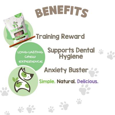 Show full view: Nature Gnaws 11 to 12-in Bully Sticks Dog Chew Treats, Large, 10 count slide 5 of 10